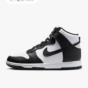 Nike Dunk High - black/white